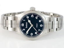 Zegarek Męski Automatyczny Hanhart PIONEER Preventor HD12 Black 39 mm 792.810-6429