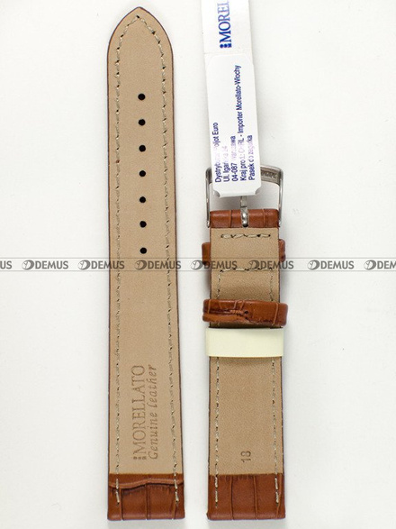 Pasek skórzany do zegarka - Morellato A01X4934A95041CR18 - 18 mm