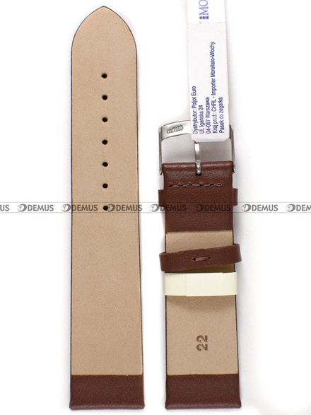 Pasek skórzany do zegarka - Morellato A01X5126875134CR22 - 22 mm