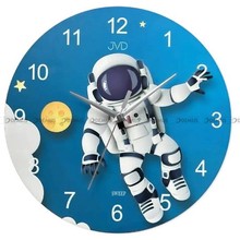 Dziecięcy zegar ścienny astronauta JVD HJ107 - 30 cm