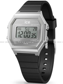 Ice-Watch - Ice Digit Retro - Black Silver 022735 S Zegarek Damski