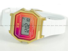 Ice-Watch - Ice Digit Retro - White Sunkissed 022720 S Zegarek Damski