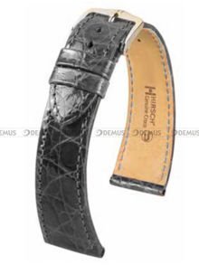 Pasek ze skóry krokodyla do zegarka - Hirsch Genuine Croco  18920850-1-18 - 18 mm