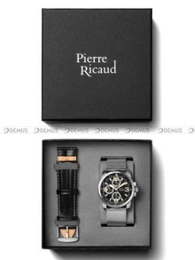 Pierre Ricaud P60026.5154QF-SET Zegarek Męski - Dodatkowy pasek w zestawie