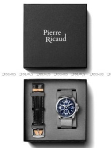 Pierre Ricaud P60026.5155QF-SET Zegarek Męski - Dodatkowy pasek w zestawie