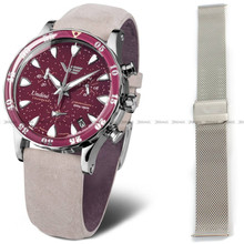 Zegarek Damski Vostok Europe Undine Cranberry VK68-515A774B - Zestaw