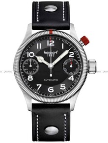 Zegarek Męski Automatyczny Hanhart MonoScope Black Fluted Bezel 45 mm