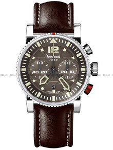 Zegarek Męski Automatyczny Hanhart PRIMUS Pilot Brown 44 mm 740.280-0120