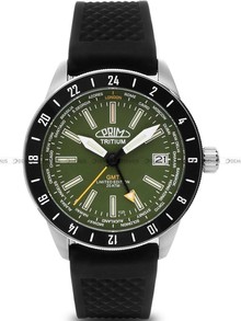 Zegarek Męski Automatyczny Prim Sport Tritium World Timer - B - W91P.13213.B - Limitowana Edycja