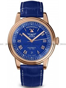 Zegarek Męski Aviator Douglas Day Date 41 V.3.35.2.277.4