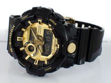 Zegarek Męski G-SHOCK NO COMPLY BLACK AND GOLD GA-710GB 1AER