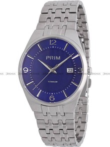 Zegarek Męski PRIM Slim Titanium - F - W01P.13166.F