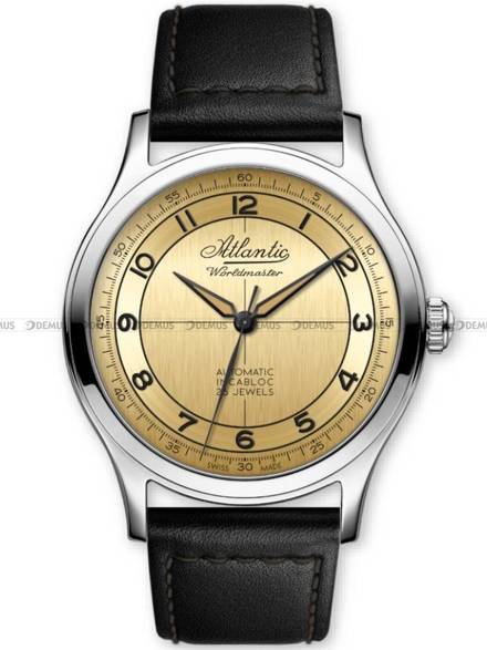 Atlantic Worldmaster "The Original" 53780.41.39BK Zegarek Męski Automatyczny