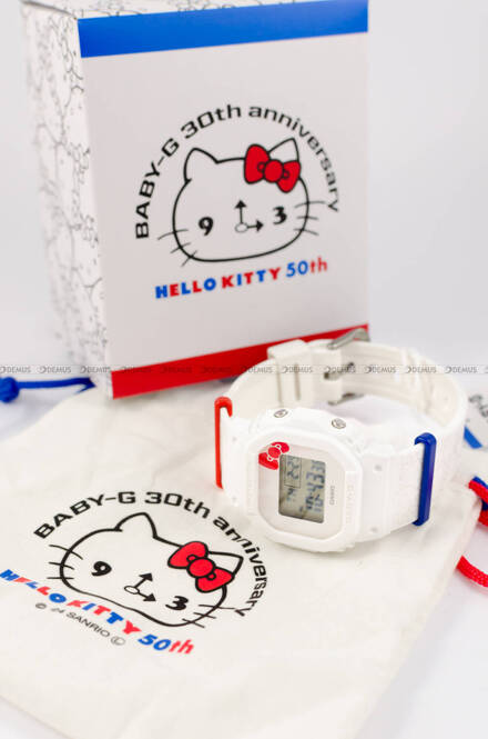 Baby-G 30th BABY-G & 50th HELLO KITTY anniversary BGD 565KT 7ER Zegarek Damski