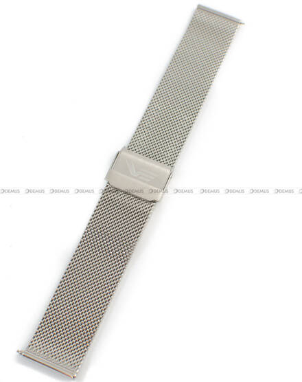 Bransoleta mesh do zegarka Vostok Europe Undine srebrna - 20 mm