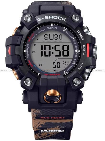 G-SHOCK MASTER OF G LAND MUDMAN Team Land Cruiser Toyota Auto Body GW 9500TLC 1ER Zegarek Męski