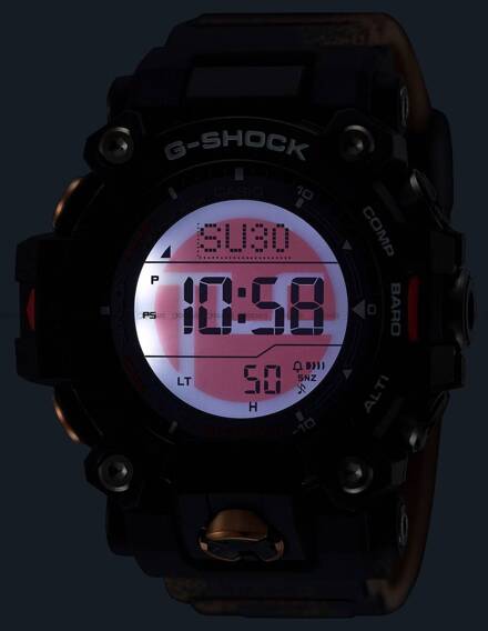 G-SHOCK MASTER OF G LAND MUDMAN Team Land Cruiser Toyota Auto Body GW 9500TLC 1ER Zegarek Męski