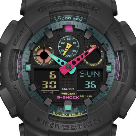 G-SHOCK Multi Fluorescent GA 100MF 1AER Zegarek Męski