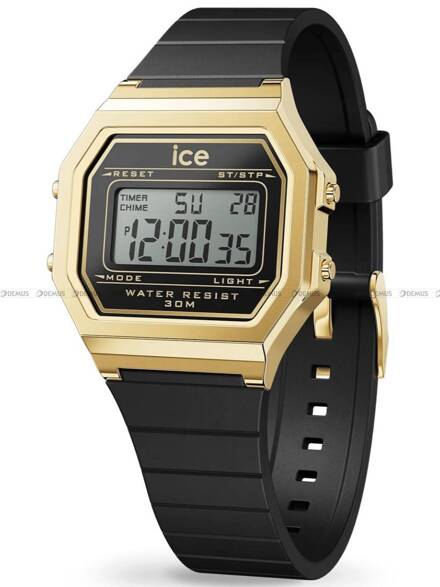Ice-Watch - Ice Digit Retro - Black Gold 022064 S Zegarek Damski