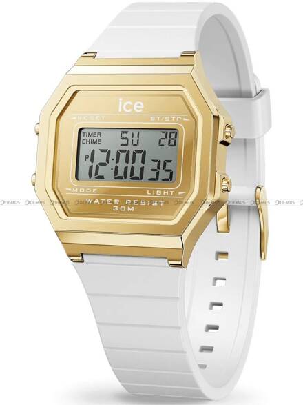 Ice-Watch - Ice Digit Retro - White Gold 022733 S Zegarek Damski