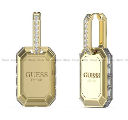 Kolczyki Guess - Hastag Guess JUBE04258JWYGT/U