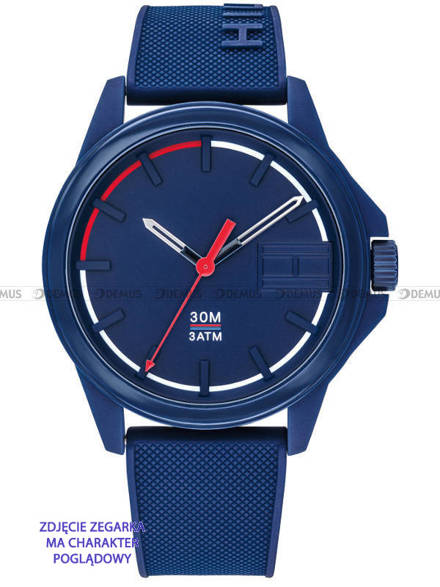 Pasek silikonowy do zegarka Tommy Hilfiger 1791625 - 22 mm