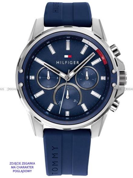 Pasek silikonowy do zegarka Tommy Hilfiger 1791791 - 21 mm