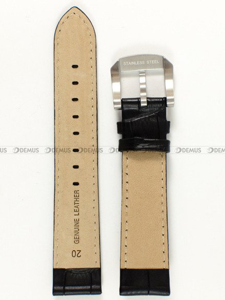 Pasek skórzany do zegarka Aviator - V.1.22.0.148.4 - 20 mm