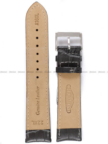 Pasek skórzany do zegarka - Chermond A160L.22.6-XL - 22 mm