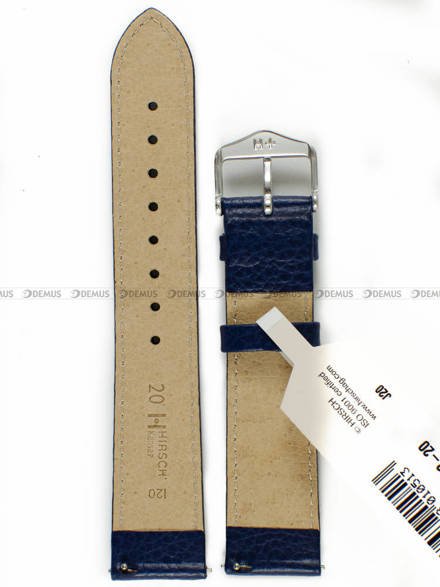 Pasek skórzany do zegarka - Hirsch Kansas 01502081-2-20 - 20 mm