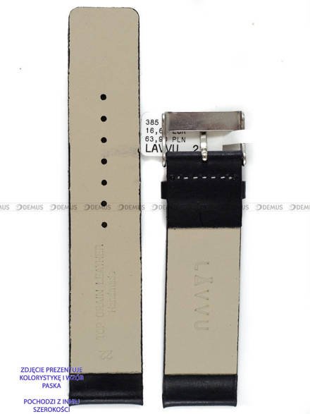 Pasek skórzany do zegarka - LAVVU LSCUB26 - 26 mm