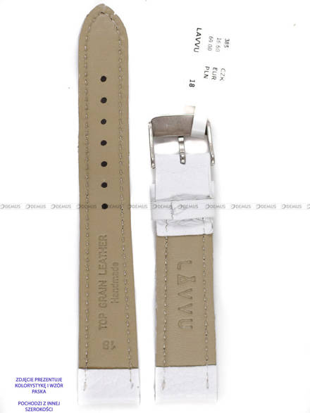 Pasek skórzany do zegarka - LAVVU LSHUW24 - 24 mm