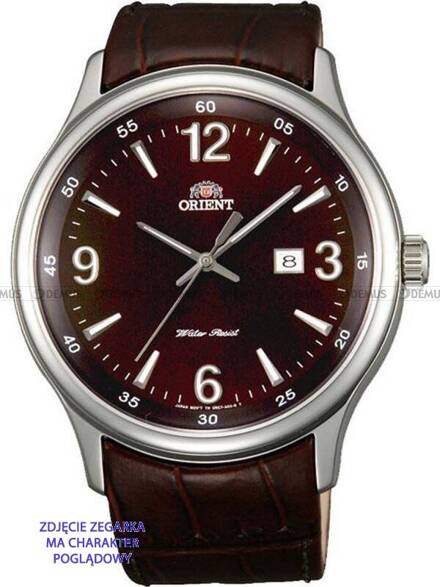 Pasek skórzany do zegarka Orient FUNC7009T0 - UDEUJST - 24 mm