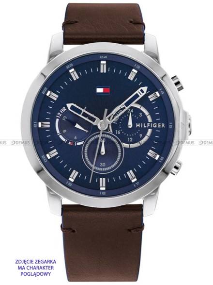 Pasek skórzany do zegarka Tommy Hilfiger 1791797 - 23 mm