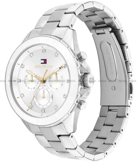 Tommy Hilfiger Mellie 1782707 stalowy zegarek damski z srebrną tarczą