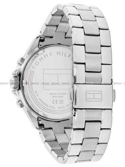 Tommy Hilfiger Mellie 1782708 stalowy zegarek damski z niebieską tarczą