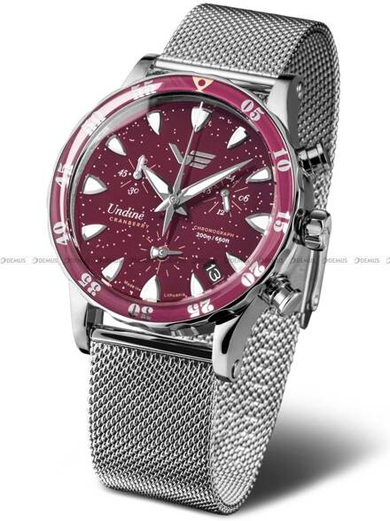 Zegarek Damski Vostok Europe Undine Cranberry VK68-515A774B - Zestaw