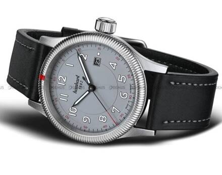 Zegarek Męski Automatyczny Hanhart PIONEER One Gray 42 mm 762.240-7010