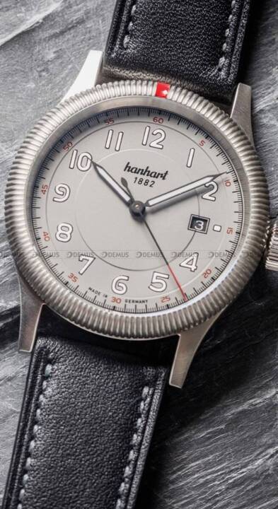 Zegarek Męski Automatyczny Hanhart PIONEER One Gray 42 mm