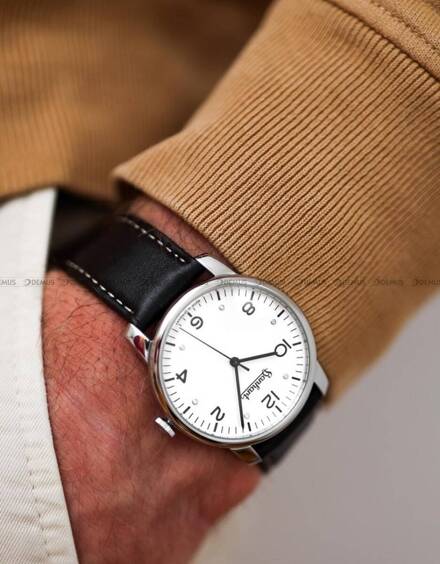 Zegarek Męski Automatyczny Hanhart PIONEER Silva White 38.5 mm