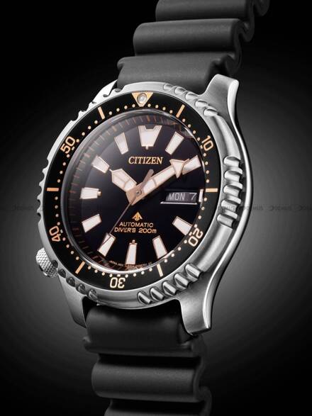 Zegarek Męski Citizen PROMASTER MARINE Automatic Diver NY0160-66EE - Dodatkowy pasek w zestawie - Limitowana Edycja