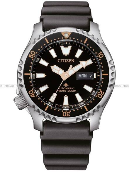 Zegarek Męski Citizen PROMASTER MARINE Automatic Diver NY0160-66EE - Dodatkowy pasek w zestawie - Limitowana Edycja