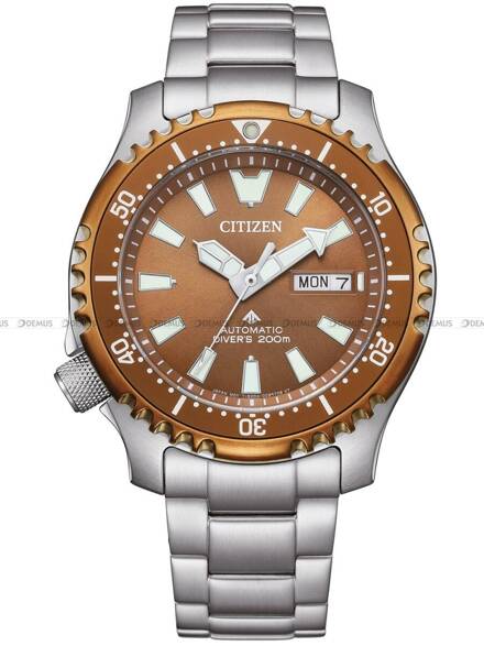 Zegarek Męski Citizen PROMASTER MARINE Automatic Diver NY0164-65X - Dodatkowy pasek w zestawie - Limitowana Edycja