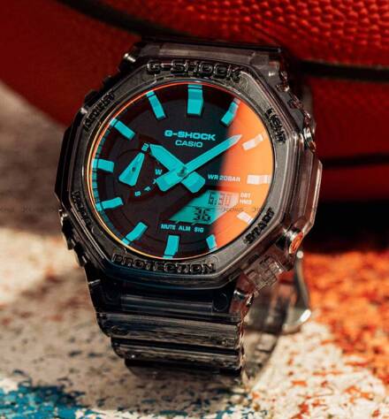 Zegarek Męski G-SHOCK Carbon Core Guard Beach Time Lapse GA 2100TLS 8AER