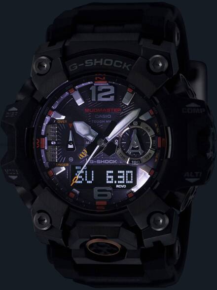 Zegarek Męski G-SHOCK MASTER OF G - LAND MUDMASTER Emergency Colors GWG B1000EC 1AER