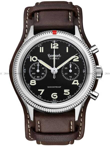 Zegarek Męski Mechaniczny Hanhart 417 ES 42 mm H721.210-7110