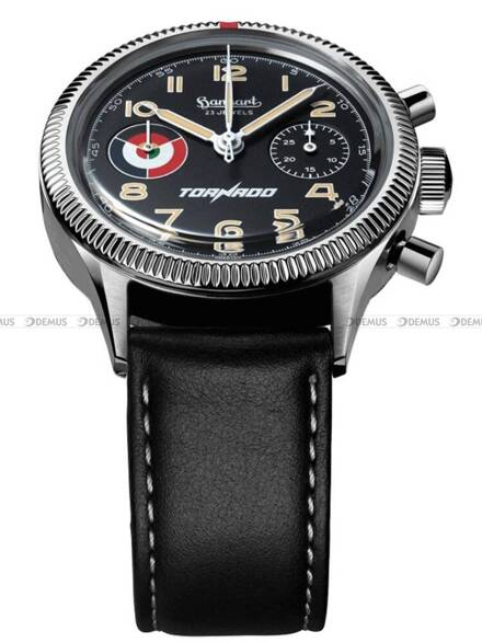 Zegarek Męski Mechaniczny Hanhart 417 ES Tornado Maiden Flight 39 mm Flyback H701L.214-7010