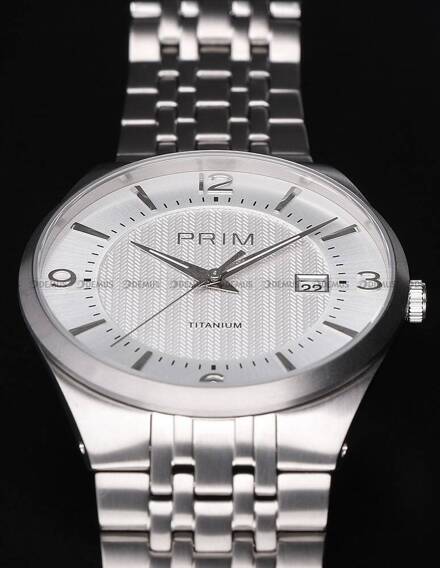 Zegarek Męski PRIM Slim Titanium - A - W01P.13166.A