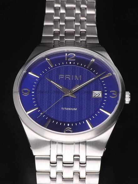 Zegarek Męski PRIM Slim Titanium - F - W01P.13166.F