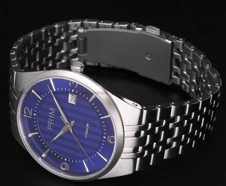 Zegarek Męski PRIM Slim Titanium - F - W01P.13166.F